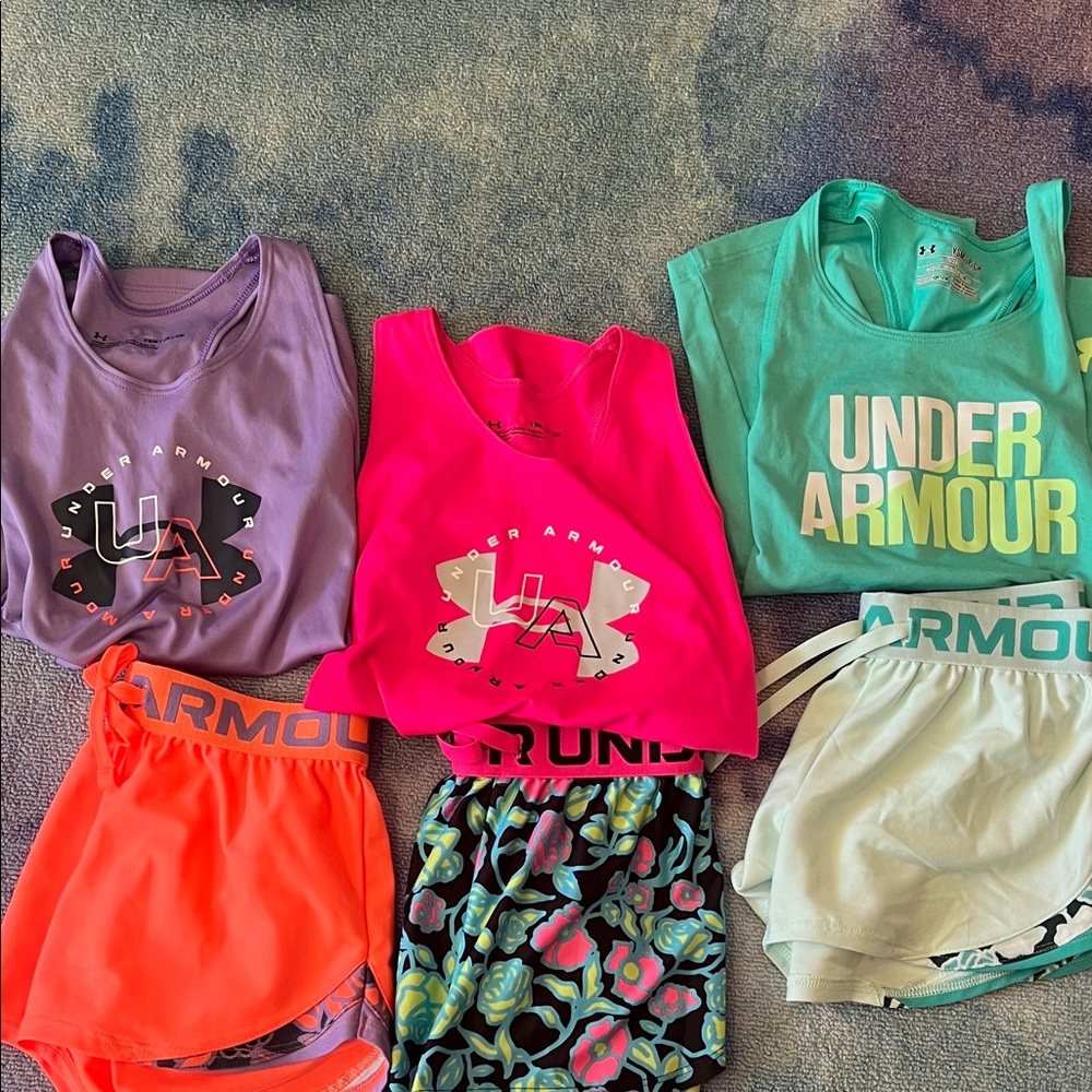 Under Armour Kids' Vibrant Tank Tops Trio